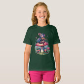 フード付きスウェットシャツ遊のヴァイオラの妖精 Tシャツ (正面フル)