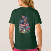 フード付きスウェットシャツ遊のヴァイオラの妖精 Tシャツ (裏面)