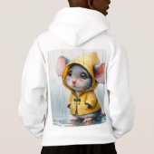 フード付きスウェットシャツ (裏面)