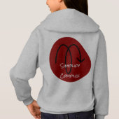 フード付きスウェットシャツ (裏面)