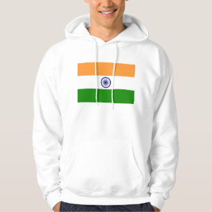 フード付きスウェットシャツ(インド国旗) パーカ