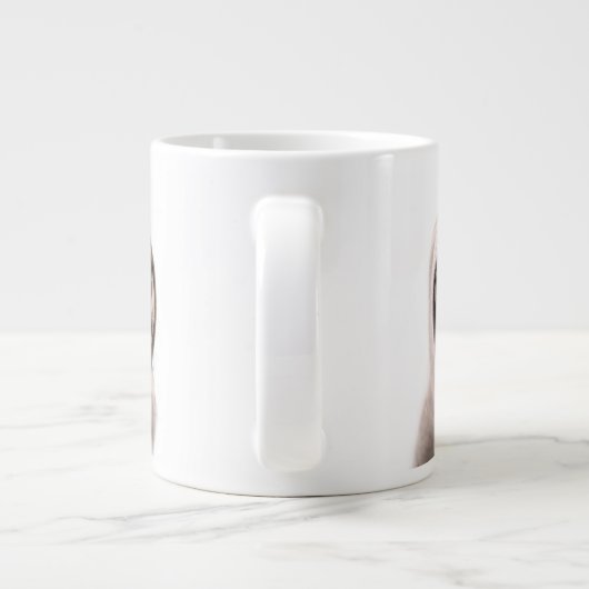 フード付きスウェットシャツ ジャンボコーヒーマグカップ (裏面)