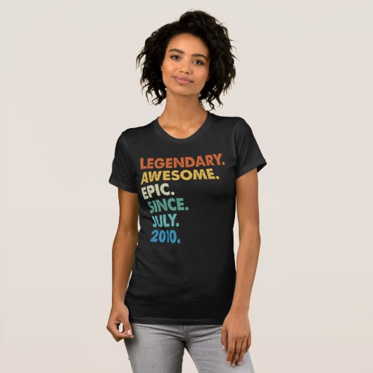 フード付きスウェットシャツ・フォー・ユース、7月素晴らしからの伝説的な叙事詩 Tシャツ (正面フル)