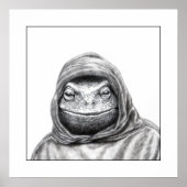 フード付きスウェットシャツ（雪） ポスター (正面)