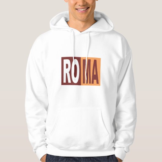 フード付きプルオーバーROMA ITALIA パーカ (正面)