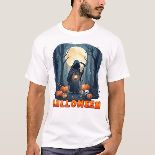 フード付き姿保持ランタン Tシャツ (正面)