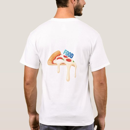 フード大好き! Tシャツ (裏面)