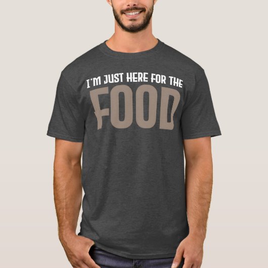 フード好きのためのギフト Tシャツ (正面)