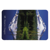 フード山と湖に反射4"x6" マグネット (横)