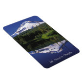 フード山と湖に反射4"x6" マグネット (右側)