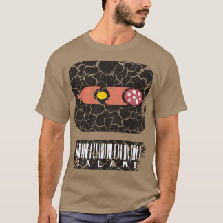 フード料理グルメサラミ動揺して Tシャツ