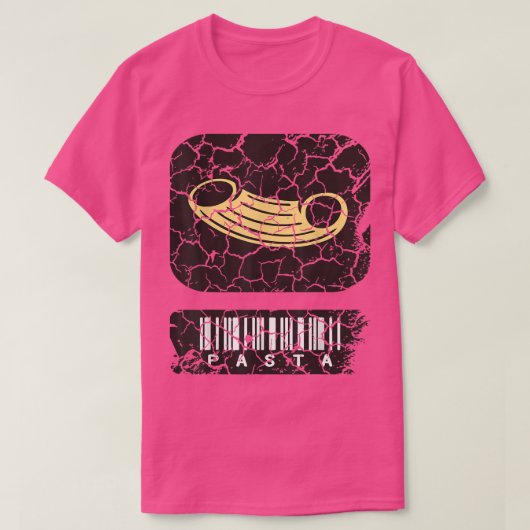 フード料理グルメパタ動揺してス Tシャツ (デザイン正面)