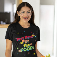 フード目的のゲーム観戦パーティーに最適なTシャツ