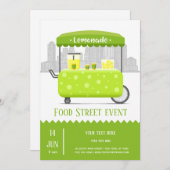 フード通りレモネード 招待状 (正面/裏面)