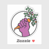 フード・ノット・ボムズのロゴ シール (シート)