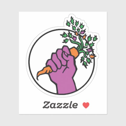 フード・ノット・ボムズのロゴ シール (シート)