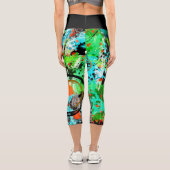 フード・ファイト・グラフィティ・アブストラクト カプリレギンス (裏面)