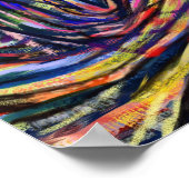 "フード"抽象芸術デジ絵画タルのポスター ポスター (角)