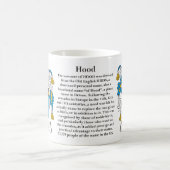 フード、起源、意味および頂上のマグ コーヒーマグカップ (中央)