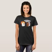 フードSmoreグループハグマーシュマロ Tシャツ (正面フル)