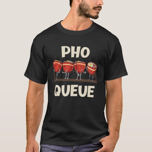 フーヌードルスープフーキュー Tシャツ (正面)