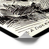 フーバーダムの手描き計画1933 ポスター (角)