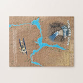 フーバーダムネバダの地図 ジグソーパズル (横)