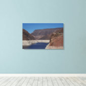 フーバーダム2016から表示 キャンバスプリント (インサイチュ (ウッドフロア))