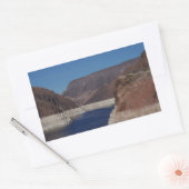 フーバーダム2016から表示 長方形シール (封筒)