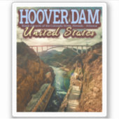フーバーダム – コロラド川 – ネバダ州 – アリゾナ州 シール (正面)