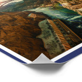 フーバーダム – コロラド川 – ネバダ州 – アリゾナ州 ポスター (角)