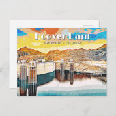 フーバーダム シーズンポストカード (正面/裏面)