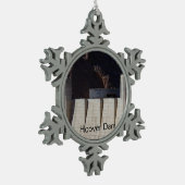 フーバーダム スノーフレークピューターオーナメント (左)