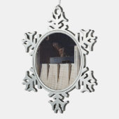 フーバーダム スノーフレークピューターオーナメント (右)