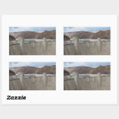 フーバーダム 長方形シール (シート)