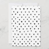 フーバーワイルド4th誕生日パーティーサファリ動物 招待状 (裏面)