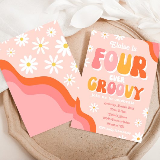 フーバー誕生日招待状 | Groovy招待状 招待状