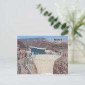 フーバー・ダムの郵便はがきをカスタム設計して下さい ポストカード (スタンド正面)