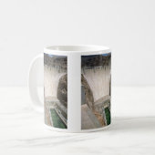 フーバー・ダムは、顔、ネバダまたはアリゾナ、米国を下げます コーヒーマグカップ (正面左)