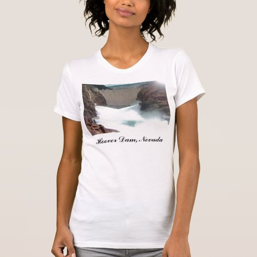 フーバー・ダム、ネバダのTシャツ Tシャツ (正面)
