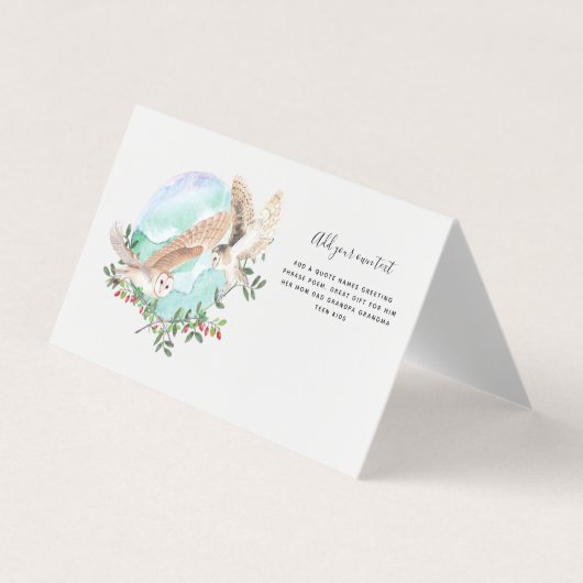 フーパーソナライズされたル 名刺 (正面)