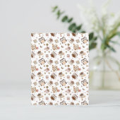 フーフクロウデザインスクラップブック作り紙 (スタンド正面)