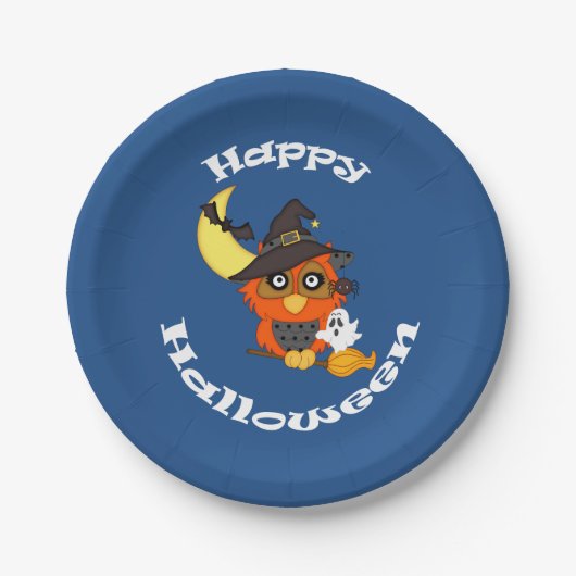 フーフクロールハロウィン ペーパープレート (正面)