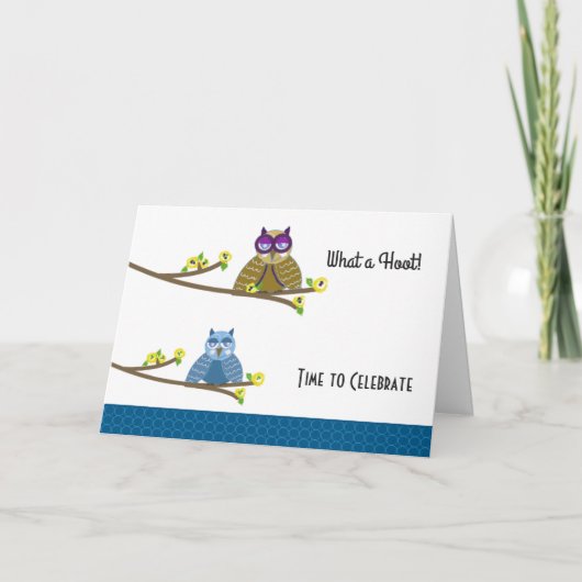 フーフール誕生日 カード (正面)