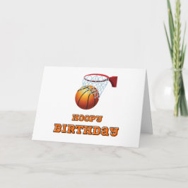 フープでお誕生日おめでとうカード カード