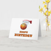 フープでお誕生日おめでとうカード カード (黄色い花)