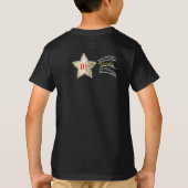 フープとスター Tシャツ (裏面)