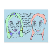 フープを大きくする |はがきプリント | #overheard