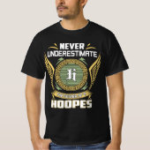 フープスは偉大であることを忘れるな Tシャツ (正面)
