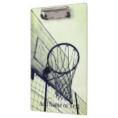 フープドリームズバスケットボールノートブック クリップボード (左)